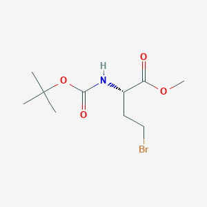 molecular formula C10H18BrNO4 B2370001 Methyl (S)-2-(Boc-amino)-4-bromobutyrate CAS No. 76969-87-4