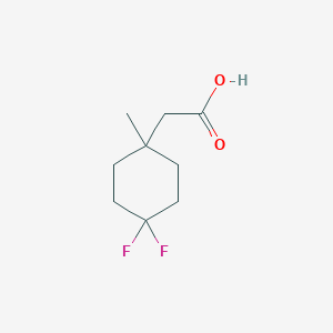 molecular formula C9H14F2O2 B2370014 2-(4,4-Difluoro-1-methylcyclohexyl)acetic acid CAS No. 2251053-97-9