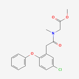 methyl 2-(2-(5-chloro-2-phenoxyphenyl)-N-methylacetamido)acetate