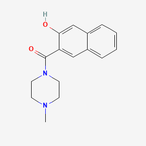molecular formula C16H18N2O2 B2370034 3-[(4-甲基哌嗪-1-基)羰基]-2-萘酚 CAS No. 16236-13-8