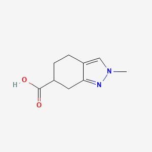 molecular formula C9H12N2O2 B2370041 2-甲基-4,5,6,7-四氢吲唑-6-甲酸 CAS No. 1546150-51-9