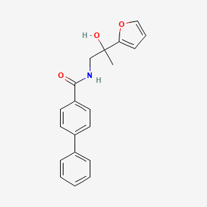 N-[2-(Furan-2-yl)-2-hydroxypropyl]-4-phenylbenzamide