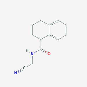 molecular formula C13H14N2O B2370122 N-(氰基甲基)-1,2,3,4-四氢萘-1-甲酰胺 CAS No. 1240968-49-3