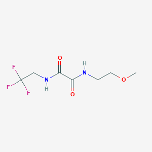 N1-(2-methoxyethyl)-N2-(2,2,2-trifluoroethyl)oxalamide