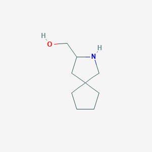 molecular formula C9H17NO B2370139 (2-氮杂螺[4.4]壬-3-基)甲醇 CAS No. 1782312-87-1