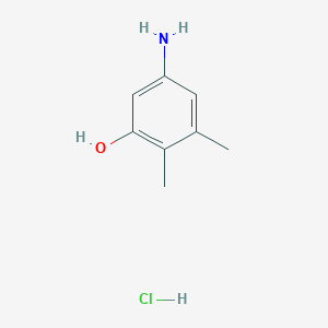 molecular formula C8H12ClNO B2370167 5-Amino-2,3-dimethylphenol hydrochloride CAS No. 2089255-72-9