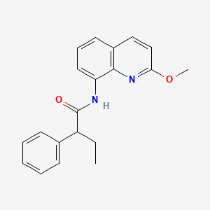 molecular formula C20H20N2O2 B2370176 N-(2-甲氧基喹啉-8-基)-2-苯基丁酰胺 CAS No. 1226428-36-9