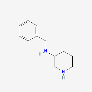 molecular formula C12H18N2 B2370178 N-benzylpiperidin-3-amine CAS No. 396730-17-9