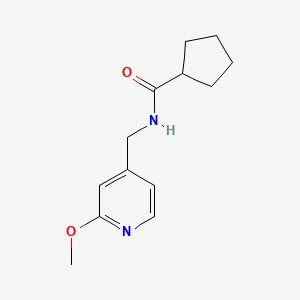 N-((2-methoxypyridin-4-yl)methyl)cyclopentanecarboxamide