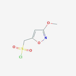 (3-Methoxy-1,2-oxazol-5-yl)methanesulfonyl chloride