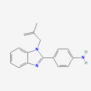 4-(1-(2-methylallyl)-1H-benzo[d]imidazol-2-yl)aniline