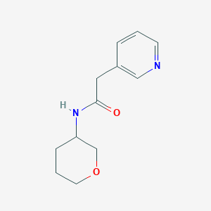 molecular formula C12H16N2O2 B2370192 N-(Oxan-3-yl)-2-pyridin-3-ylacetamide CAS No. 2320418-38-8