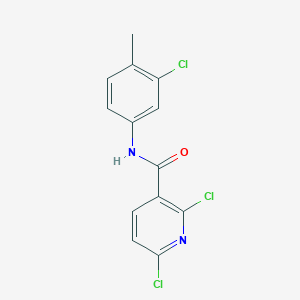 2,6-dichloro-N-(3-chloro-4-methylphenyl)pyridine-3-carboxamide