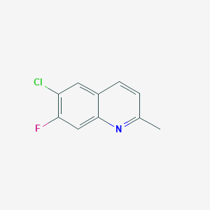 6-Chloro-7-fluoro-2-methyl-quinoline