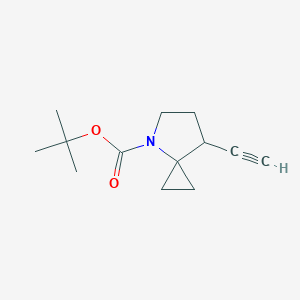 molecular formula C13H19NO2 B2370274 Tert-butyl 7-ethynyl-4-azaspiro[2.4]heptane-4-carboxylate CAS No. 2361636-26-0