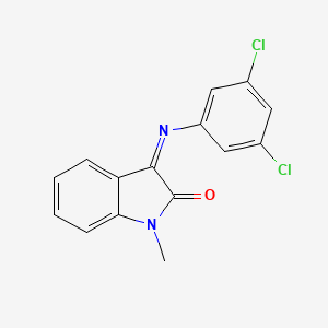 3-((3,5-Dichlorophenyl)imino)-1-methylindolin-2-one