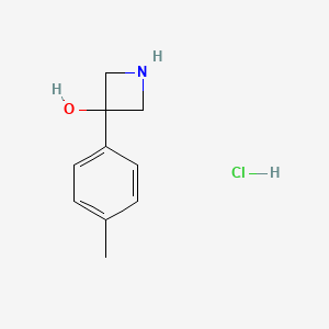 3-(4-Methylphenyl)azetidin-3-ol;hydrochloride