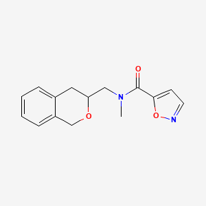 N-(isochroman-3-ylmethyl)-N-methylisoxazole-5-carboxamide