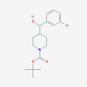 Tert-butyl 4-[(3-bromophenyl)-hydroxymethyl]piperidine-1-carboxylate
