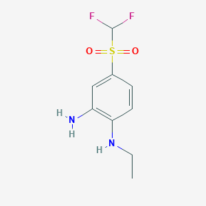 4-difluoromethanesulfonyl-1-N-ethylbenzene-1,2-diamine