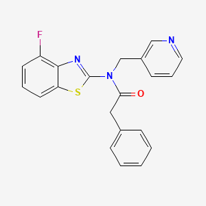 N-(4-fluorobenzo[d]thiazol-2-yl)-2-phenyl-N-(pyridin-3-ylmethyl)acetamide