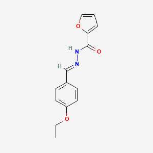 N-[(E)-(4-ethoxyphenyl)methylideneamino]furan-2-carboxamide