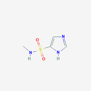 molecular formula C4H7N3O2S B2370406 N-甲基-1H-咪唑-4-磺酰胺 CAS No. 58768-15-3