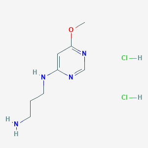 N1-(6-methoxypyrimidin-4-yl)propane-1,3-diamine dihydrochloride