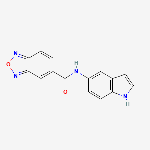 N-(1H-indol-5-yl)-2,1,3-benzoxadiazole-5-carboxamide