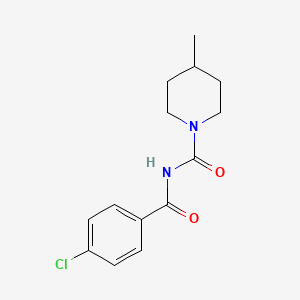 N-(4-chlorobenzoyl)-4-methylpiperidine-1-carboxamide