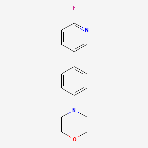 4-(4-(6-Fluoropyridin-3-yl)phenyl)morpholine