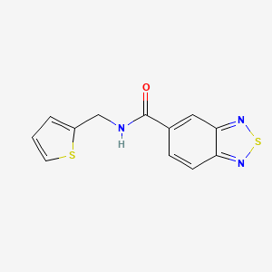 N-(thiophen-2-ylmethyl)benzo[c][1,2,5]thiadiazole-5-carboxamide