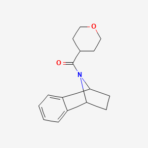 (1,2,3,4-tetrahydro-1,4-epiminonaphthalen-9-yl)(tetrahydro-2H-pyran-4-yl)methanone