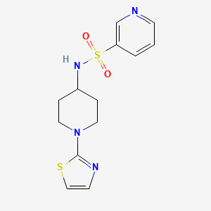 N-(1-(thiazol-2-yl)piperidin-4-yl)pyridine-3-sulfonamide