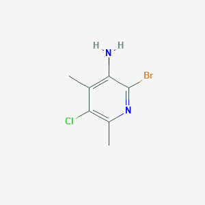 2-Bromo-5-chloro-4,6-dimethylpyridin-3-amine