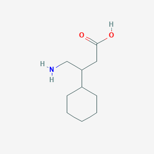 molecular formula C10H19NO2 B2370476 4-Amino-3-cyclohexylbutanoic acid CAS No. 72733-86-9