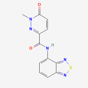 N-(benzo[c][1,2,5]thiadiazol-4-yl)-1-methyl-6-oxo-1,6-dihydropyridazine-3-carboxamide
