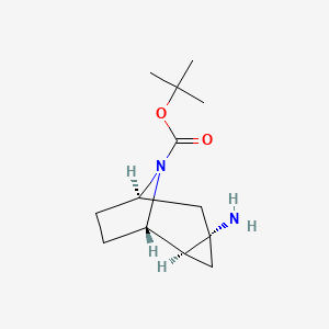 Tert-butyl (1S,2S,4S,6R)-4-amino-9-azatricyclo[4.2.1.02,4]nonane-9-carboxylate