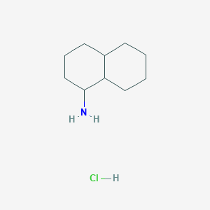 molecular formula C10H20ClN B2370524 Decahydronaphthalen-1-amine hydrochloride CAS No. 1803601-56-0; 7250-95-5
