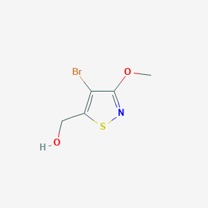 (4-Bromo-3-methoxy-1,2-thiazol-5-yl)methanol