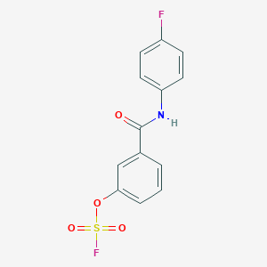1-[(4-Fluorophenyl)carbamoyl]-3-fluorosulfonyloxybenzene