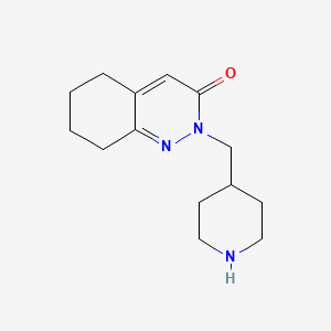 2-[(Piperidin-4-yl)methyl]-2,3,5,6,7,8-hexahydrocinnolin-3-one