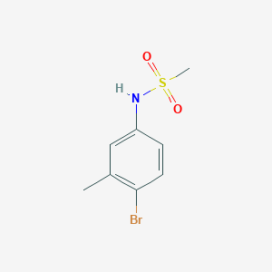 molecular formula C8H10BrNO2S B2370621 N-(4-bromo-3-methylphenyl)methanesulfonamide CAS No. 149105-00-0