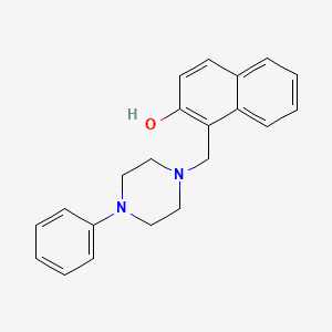 1-[(4-Phenyl-1-piperazinyl)methyl]-2-naphthalenol