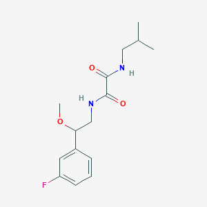 N1-(2-(3-fluorophenyl)-2-methoxyethyl)-N2-isobutyloxalamide