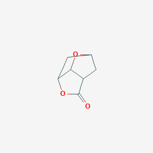 4,8-Dioxatricyclo[4.2.1.0,3,7]nonan-5-one