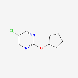 5-Chloro-2-(cyclopentyloxy)pyrimidine