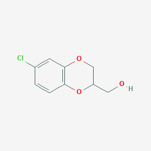 (6-Chloro-2,3-dihydrobenzo[B][1,4]dioxin-2-YL)methanol