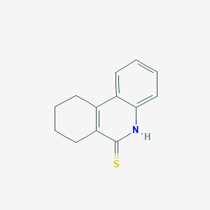 molecular formula C13H13NS B2370749 7,8,9,10-Tetrahydrophenanthridine-6-thiol CAS No. 4562-66-7