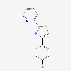 4-(4-Bromophenyl)-2-(pyridin-2-yl)thiazole